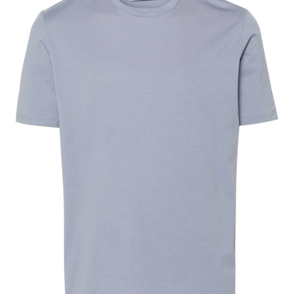 Cruciani Sky Blue Short Sleeve Tee